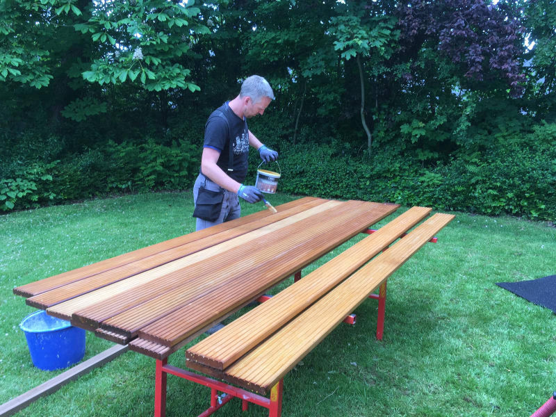 Bankirai Terrassendielen ölen